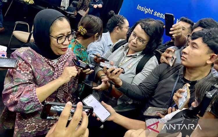 Wakil Kepala Badan Gizi Nasional (BGN) Nanik S. Deyang. ANTARA/Genta Tenri Mawangi/aa.