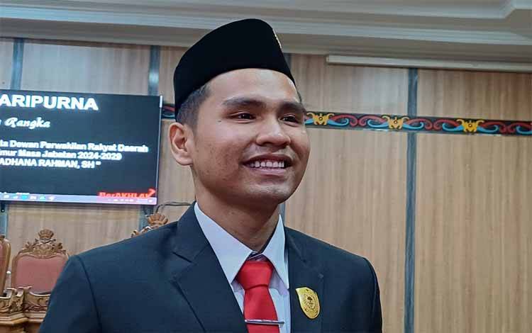 Anggota DPRD Kotawaringin Timur Muhammad Ramadhana Rahman. (FOTO: DEWIP)