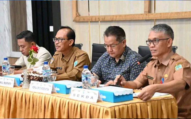 Pemkab Lamandau Gelar Forum Komunikasi untuk Tingkatkan Program JKN, Selasa, 21 Oktober 2025, di Aula Setda Lamandau. (FOTO: ISTIMEWA)