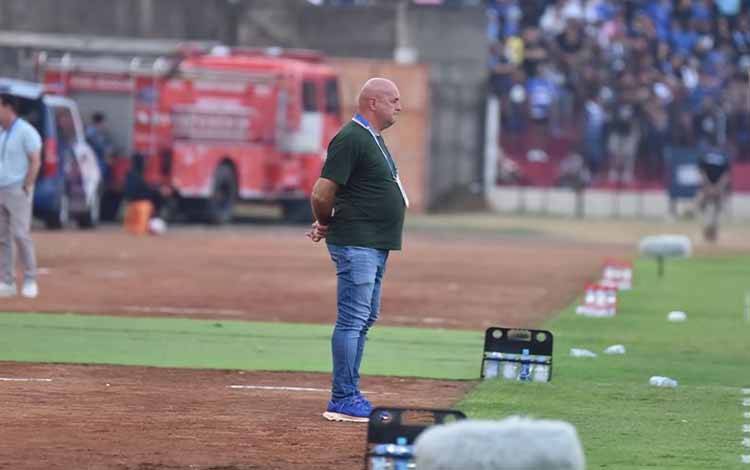 Pelatih Persib Bandung, Bojan Hodak saat meminpin laga pertandingan kontra PSIM Yogyakarta di di Stadion Sultan Agung, Bantul, Senin (25/8/2025). (ANTARA/HO-Persib Bandung)