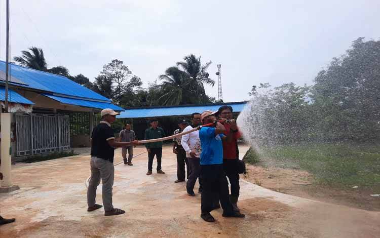 Kegiatan Program Desa Bebas Api oleh PT SYK bersama PT BSG.(FOTO: Istimewa)