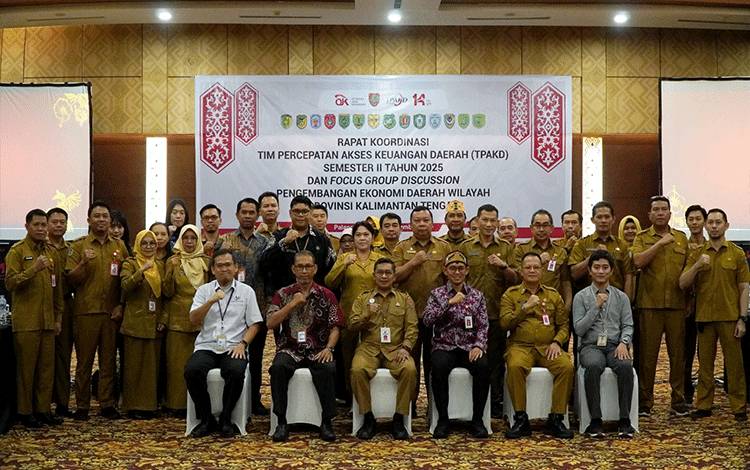 Rapat Koordinasi TPAKD Semester II 2025 di Palangka Raya.(FOTO: Istimewa)