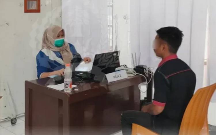 Skrining TBC massal di Rutan Kelas II B Kuala Kapuas, Rabu, 3 Desember 2025. (FOTO: Rutan Kapuas)