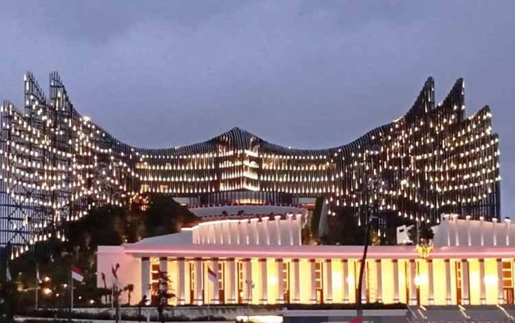 Istana Garuda di IKN (ANTARA/ M Ghofar)