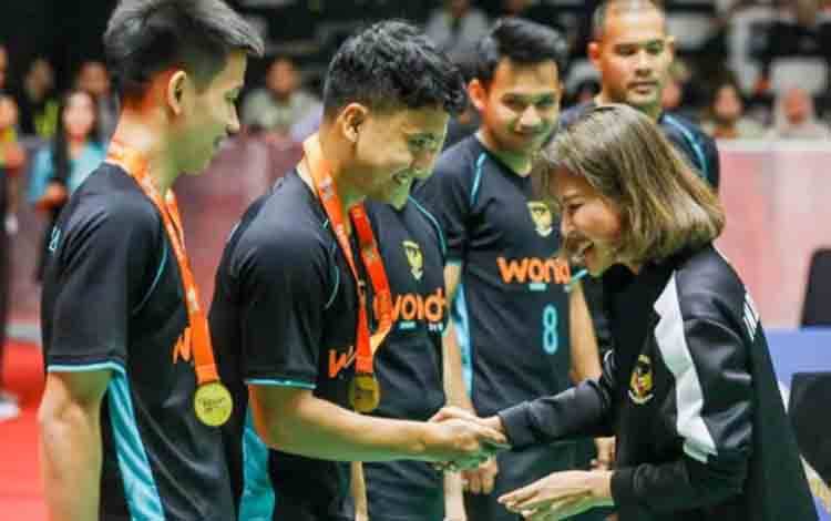 wondr BrightUp Cup 2025 di Hall Basket Senayan, Jakarta, Jumat (5/12/2025). BNI