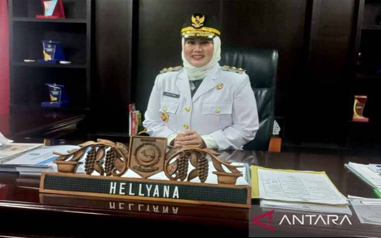 Wakil Gubernur Kepulauan Bangka Belitung Hellyana. (ANTARA/ Elza Elvia)