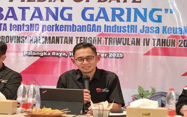Kepala OJK Kalteng, Primandanu Febriyan Aziz.(FOTO: TESTI PRISCILLA)