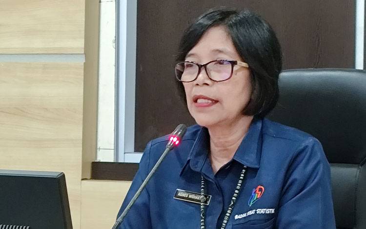 Kepala BPS Kalteng, Agnes Widiastuti. (FOTO: TESTI PRISCILLA)