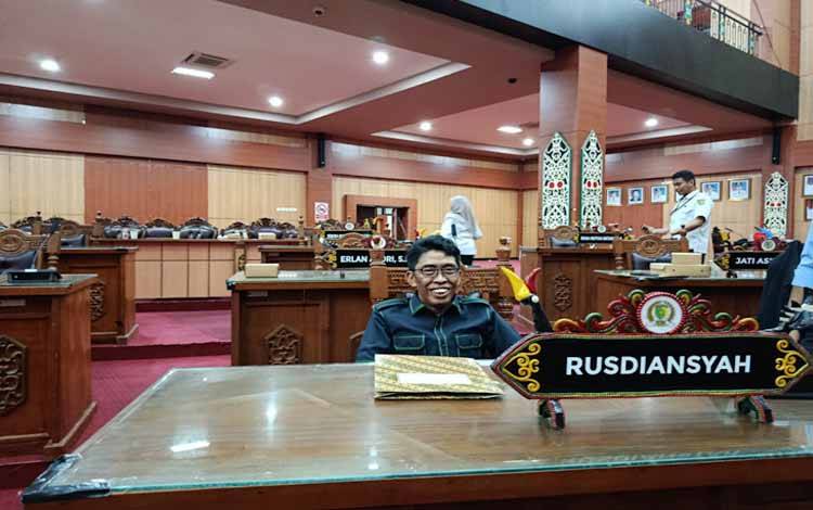 Anggota DPRD Palangka Raya Rusdiansyah (Foto:MARINI)