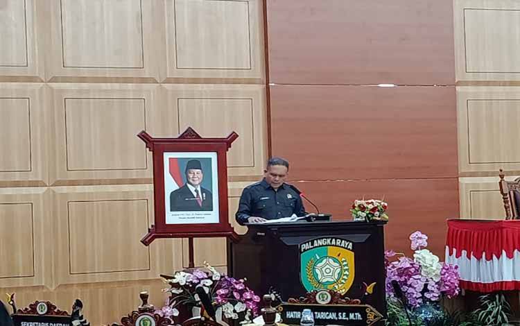 Juru bicara Badan Anggaran (Banggar) DPRD Palangka Raya, Khemal Nasery (Foto:MARINI)