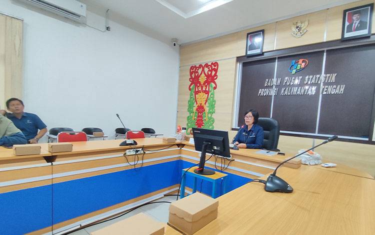 Kepala BPS Kalteng, Agnes Widiastuti. (FOTO: TESTI PRISCILLA)