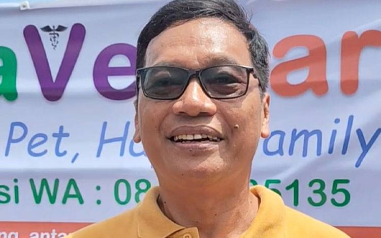 Kepala Dinas Pertanian dan Ketahanan Pangan atau DPKP Kota Palangka Raya, Sugiyanto. (FOTO: TESTI PRISCILLA)