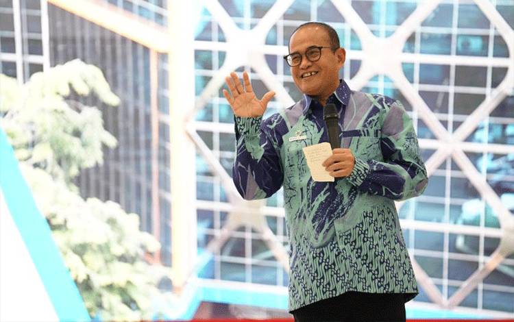 Kepala BPH Migas Wahyudi Anas menjadi pembicara pada kegiatan One Day With Experts di PEM Akamigas Cepu, Jawa Tengah, Senin (12/1/2026). ANTARA/HO-Humas BPH Migas
