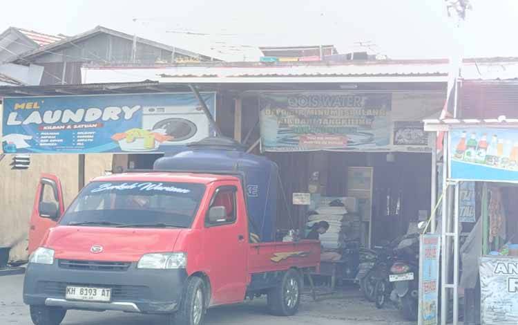 Depot air minum isi ulang di Palangka Raya (Foto:Marini)