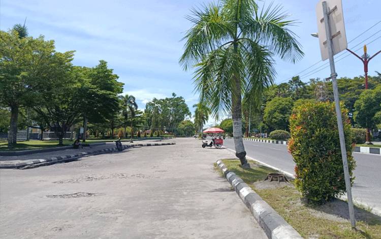 Kondisi cuaca di Palangka Raya. (Foto:MARINI)