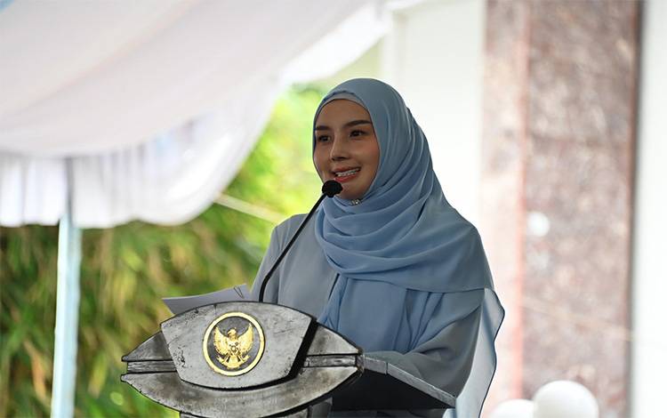 Ketua TP PKK Provinsi Kalimantan Tengah Aisyah Thisia Agustiar Sabran. (FOTO: BIRO ADPIM SETDA KALTENG)