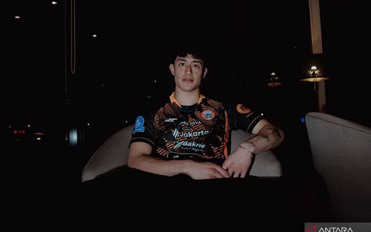 Kiper baru Persija Cyrus Margono. (ANTARA/HO/PERSIJA JAKARTA)