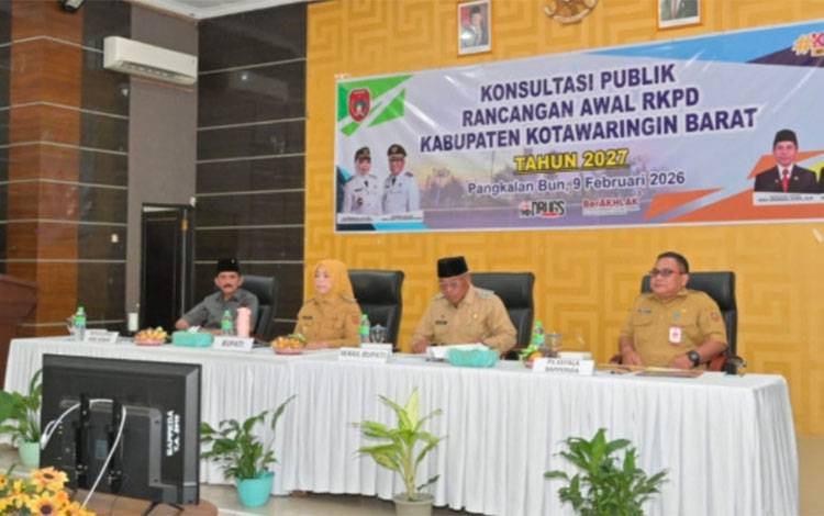 Pemkab Kobar gelar konsultasi publik Ranwal RKPD 2027, Senin, 9 Februari 2026.