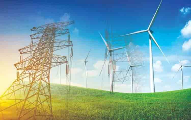 Ilustrasi energi baru terbarukan (EBT). (ICDX)