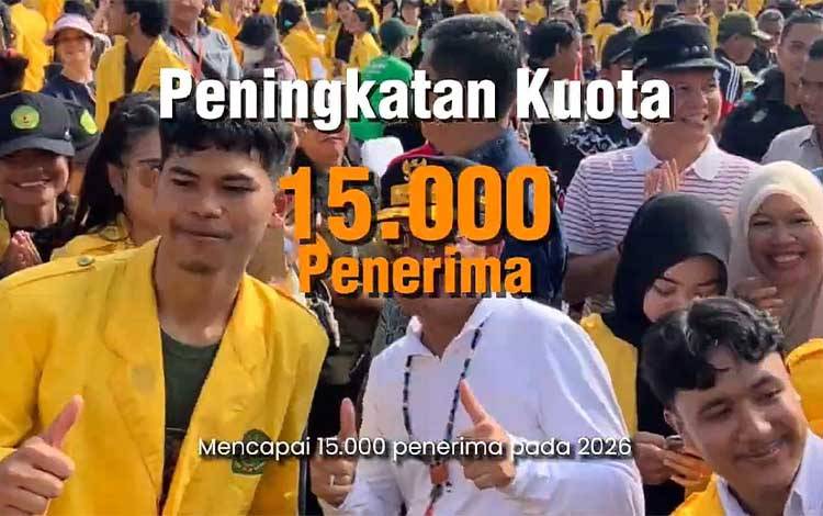 Pemerintah Provinsi Kalimantan Tengah meningkatkan kuota penerima subsidi Uang Kuliah Tunggal (UKT). (FOTO: DISDIK KALTENG)
