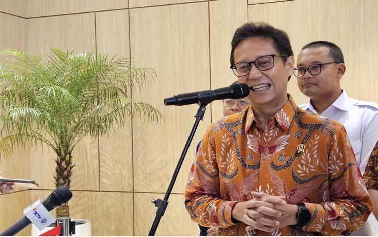 Menteri Kesehatan Budi Gunadi Sadikin di Jakarta, Rabu (25/2/2026). ANTARA/Mecca Yumna