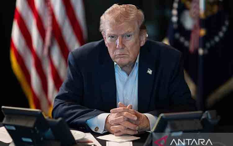 Presiden AS Donald Trump. ANTARA/Anadolu Ajansi/pri.