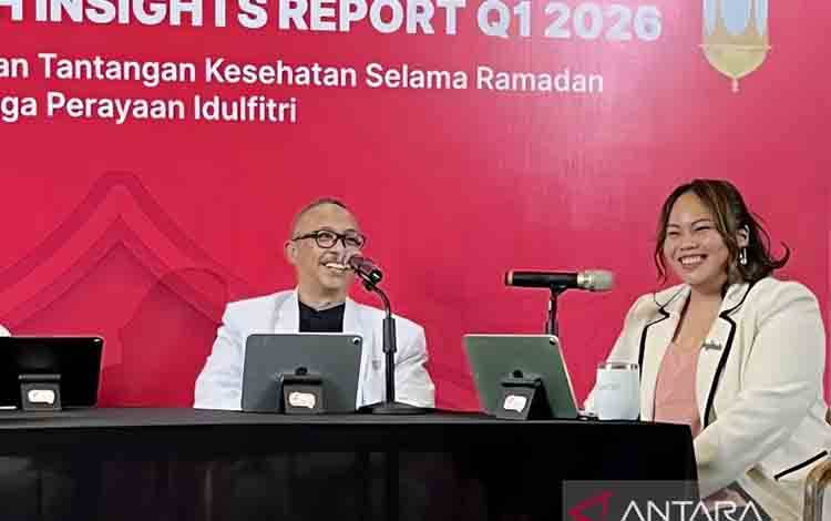 Dokter spesialis penyakit dalam mitra Halodoc dr. Waluyo Dwi Cahyono, SpPD- KEMD, FINASIM (kiri) dalam Halodoc Talks bertajuk Transitioning Safely: Managing Ramadan Health Risks During Eid Festivities di Jakarta, Selasa (10/3/2026). ANTARA/Farika Nur Khotimah