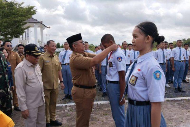 Asisten Administrasi Pemerintahan dan Kesejahteraan Rakyat Setda Kota Palangka Raya, Yohn Benhur G Pangaribuan membuka seleksi terhadap 156 pelajar calon Paskibraka 2026. ANTARA/Dokumentasi Pribadi