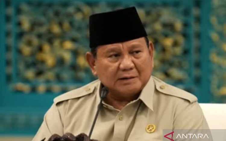 Presiden Prabowo Subianto memimpin sidang kabinet paripurna di Istana Negara, Jakarta, Jumat (13/3/2026). ANTARA/HO-Sekretariat Presiden