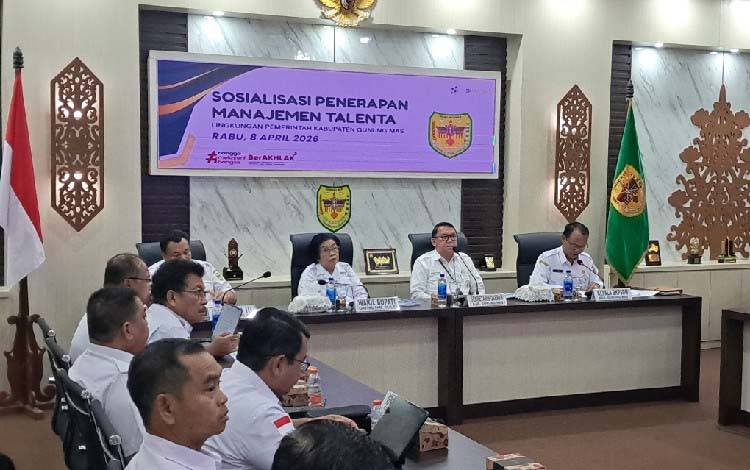 Situasi sosialisasi penerapan implementasi manajemen talenta, Rabu, 8 April 2026. (FOTO: RISKA YULYANA)