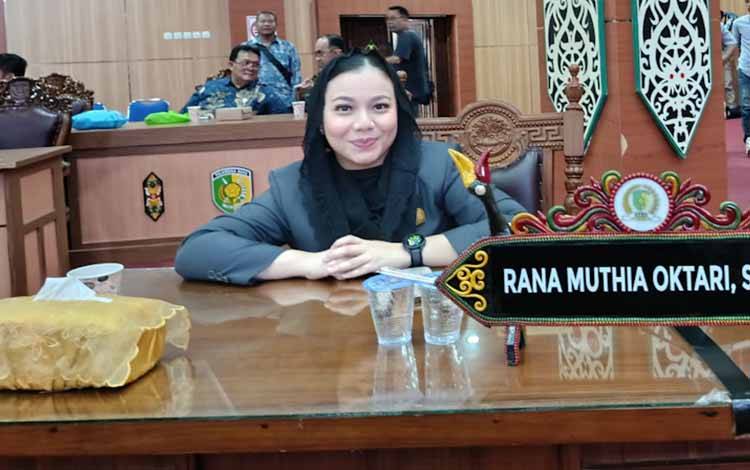 Sekretaris Komisi III DPRD Palangka Raya, Rana Muthia Oktari (Foto:MARINI)