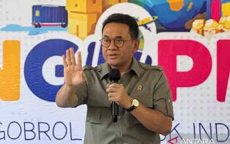 Menteri Perdagangan (Mendag) Budi Santoso menghadiri acara bertajuk "Ngobrol Produk Indonesia (Ngopi) UMKM" di Jakarta, Rabu (13/5/2026). (ANTARA/HO-Dokumentasi pribadi.)