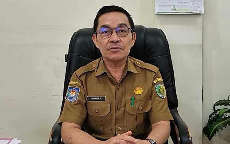 Kepala Dinkes Kota Palangka Raya, Riduan (Foto: MARINI)