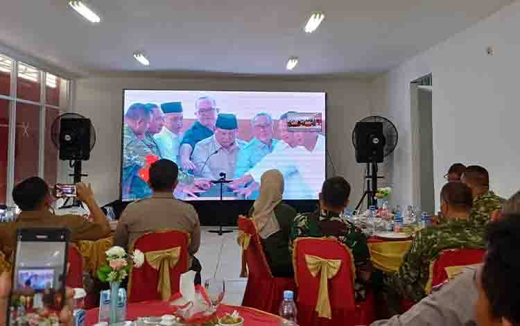 Peresmian 1.061 KDKMP secara virtual yang dipimpin langsung oleh Presiden Prabowo Subianto di Kotawaringin Timur dilaksanakan di Koperasi Merah Putih Desa Eka Bahurui, Sabtu, 16 Mei 2026. (FOTO: DEWIP)