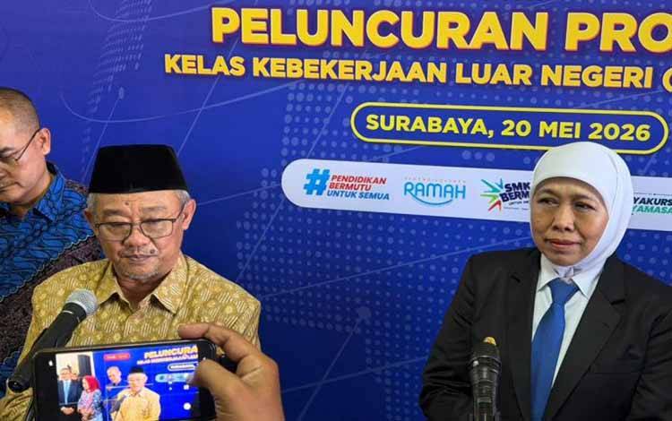 Mendikdasmen Lepas Ribuan Lulusan SMK Bekerja ke Luar Negeri