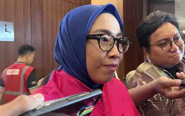 Direktur Jenderal Energi Baru, Terbarukan, dan Konservasi Energi (EBTKE) Kementerian ESDM Eniya Listiani Dewi dalam IPA Convex, Tangerang, Banten, Kamis (21/5/2026). (ANTARA/Putu Indah Savitri)