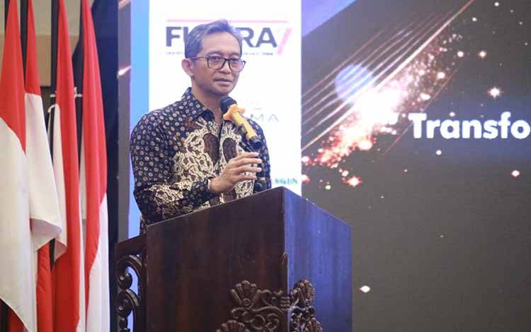 Sekretaris Jenderal DPN INKINDO Pusat, Imam Hartawan saat menyampaikan sambutan. (FOTO:ASF)