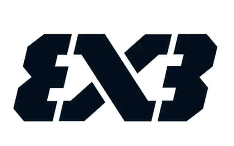 Logo bola basket 3X3 versi Federasi Asosiasi Bola Basket Internasional (FIBA). (ANTARA News/HO/FIBA)