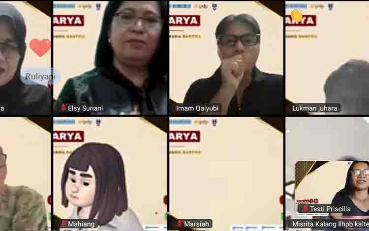 Kegiatan Lokakarya Produk Alih Wahana Sastra pada Kamis, 4 Juni 2026 oleh Hiski Komisariat Kalteng dengan Dana Indonesiana.(FOTO: TESTI PRISCILLA)