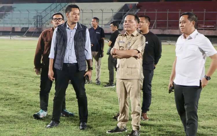 Peninjauan Stadion Tuah Pahoe Palangka Raya, Rabu (10/6/2026). (ANTARA/Dokumentasi Pribadi)