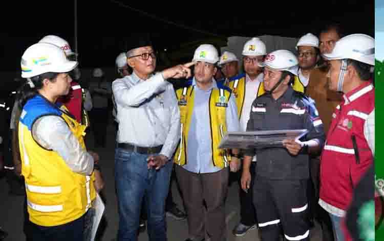Menteri Pekerjaan Umum (PU) Dody Hanggodo melakukan inspeksi ke lokasi proyek pembangunan Sekolah Rakyat (SR) 2 di Kabupaten Sukoharjo, Jawa Tengah. ANTARA/HO-Kementerian PU