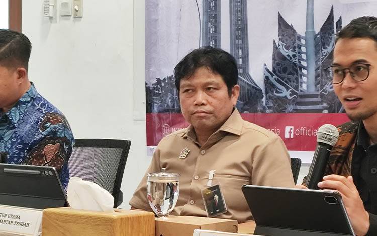 Direktur Utama Bank Kalteng, Maslipansyah. (FOTO: TESTI PRISCILLA)