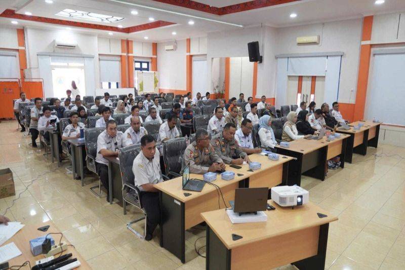 Sosialisasi kajian risiko bencana dan perhitungan indeks ketahanan daerah Kalimantan Tengah, Palangka Raya, Rabu (1/7/2026). ANTARA/HO-Pemprov Kalteng