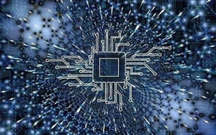 Ilustrasi chip memori untuk pusat data kecerdasan buatan (artificial intelligence/AI)./ANTARA/Anadolu/py.