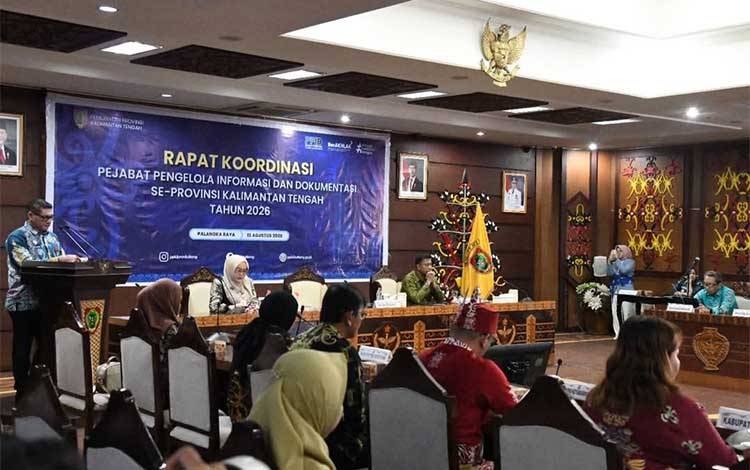 Pengelolaan informasi publik di Kalimantan Tengah didorong menyesuaikan perkembangan era digital. (FOTO: BIRO ADPIM)