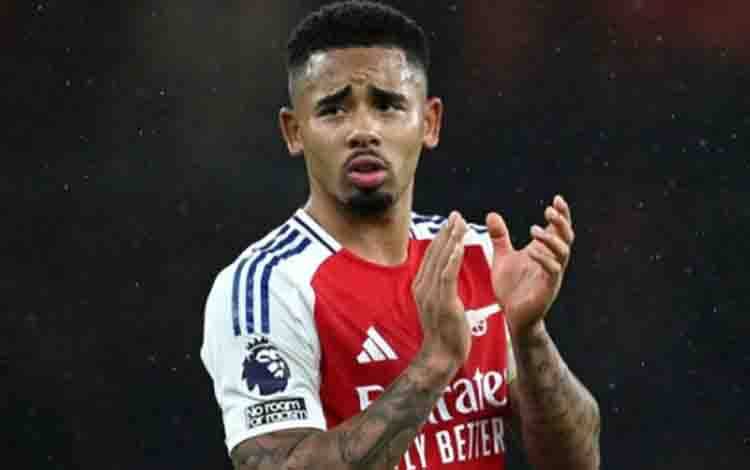 Penyerang Arsenal asal Brasil Gabriel Jesus. Arsenal.com