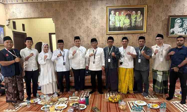 K.H. Yahya Cholil Staquf atau Gus Yahya saat di Jombang, Jawa Timur. ANTARA/ HO-tim Gus Yahya