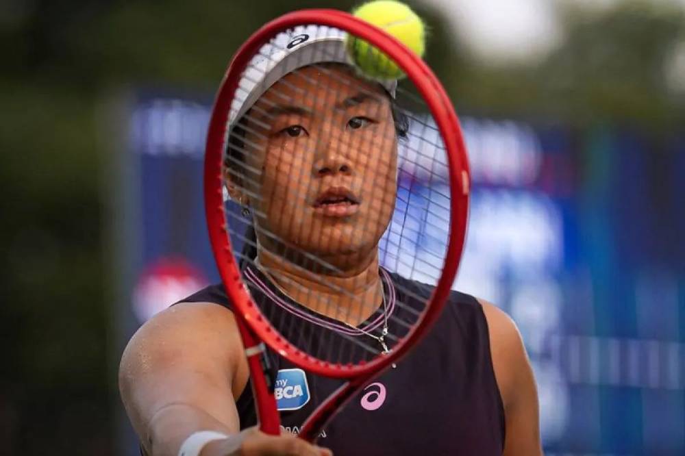 Petenis putri Indonesia Janice Tjen. ANTARA/X/WTA/am.
