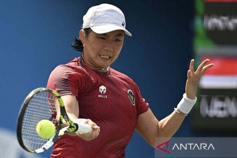 Petenis Indonesia Tjen Janice. ANTARA FOTO/Nova Wahyudi/tom/aa.