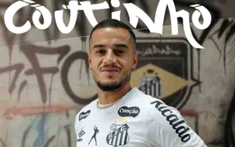 Philippe Coutinho resmi gabung Santos pada Senin (14/9/2026). X.com/Santos